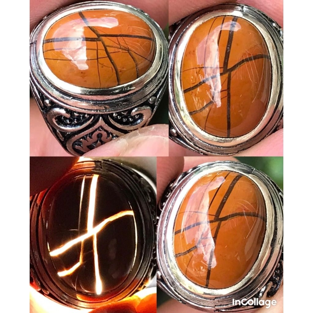 FOSSIL GALIH ASEM PAMOR TAPAK JALAK KRISTAL 3D AJIB ANTIK