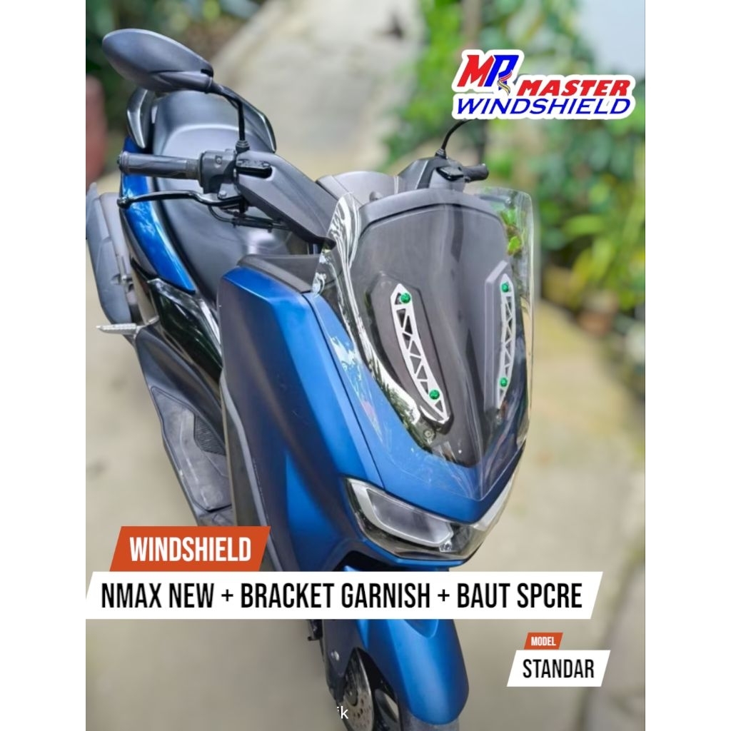 Visor Yamaha Nmax New Plus Bracket Garnish Windshield Nmax New