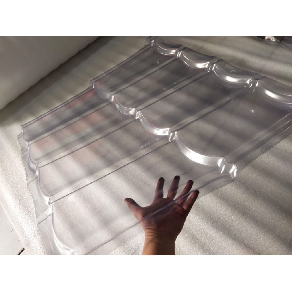 (Kode: GT2x4VC)ATAP GENTENG TRANSPARAN 2 x 4 BAHAN PVC