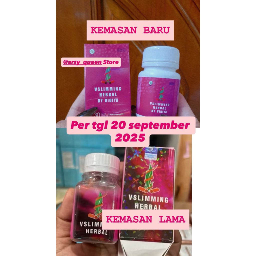 VSLIMING HERBAL ORIGINAL 100% bpom baca deskripsi