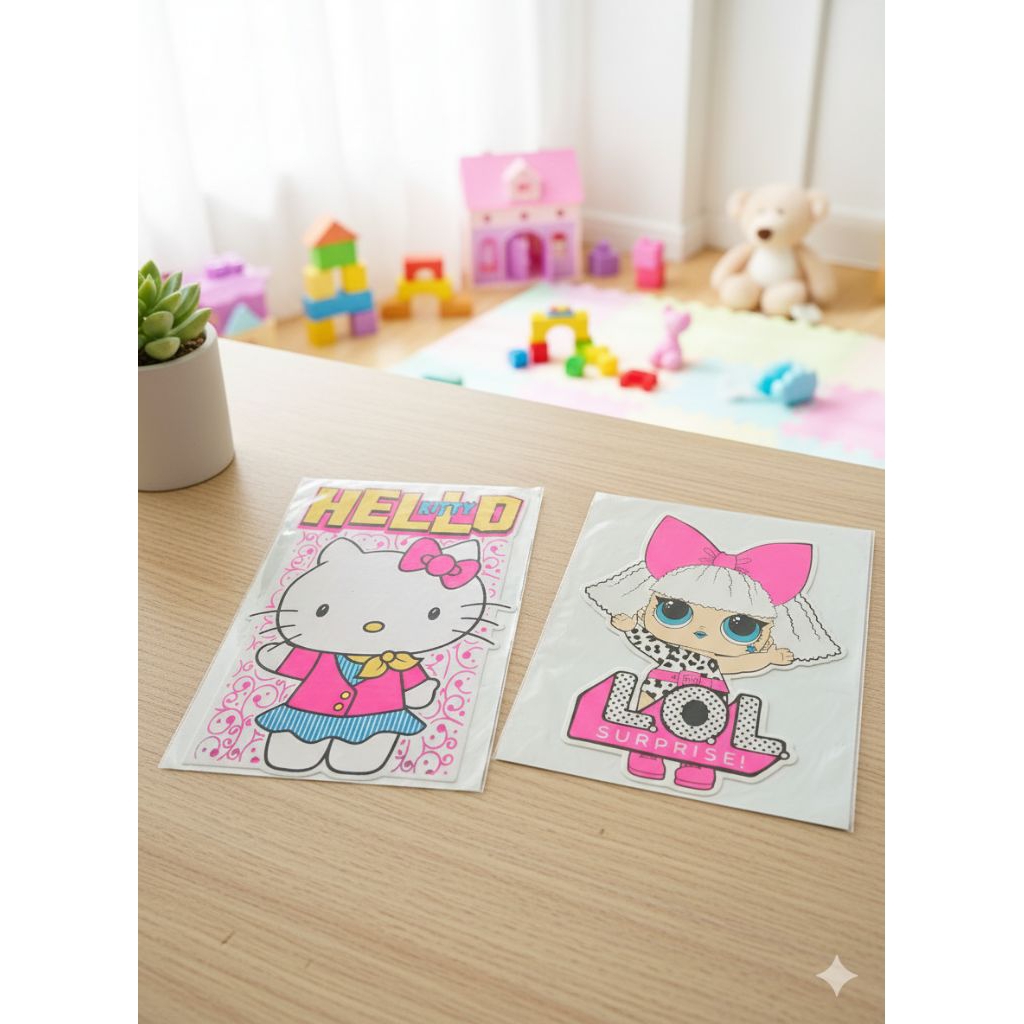 Stiker Graftak motif Hello kitty ukuran besar