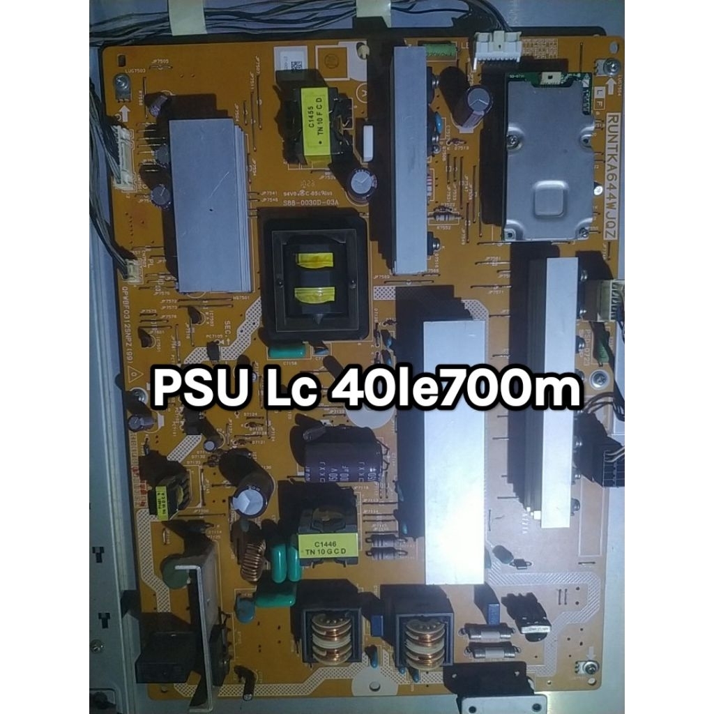 PSU tv sharp Lc 40le700m normal & bergaransi