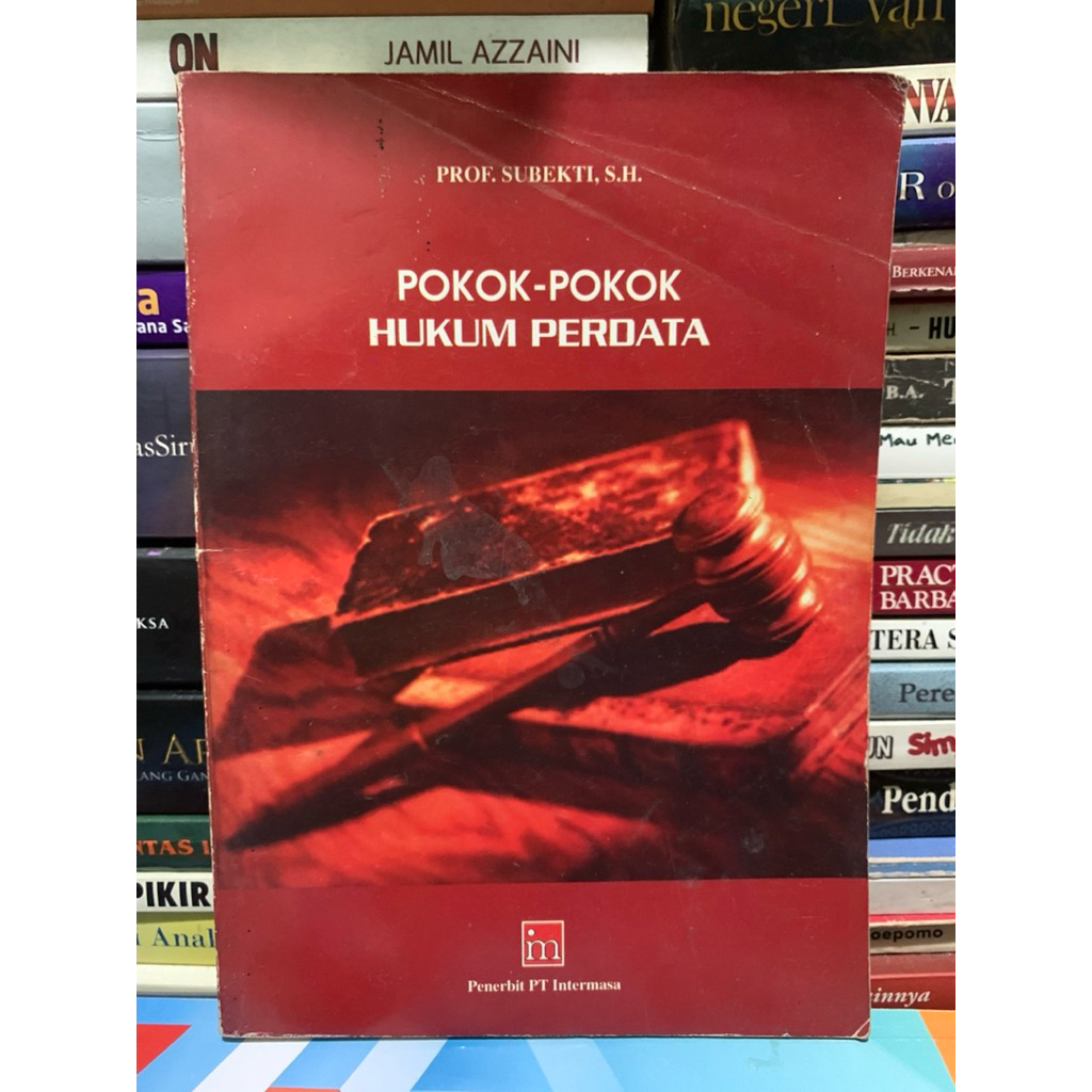 Pokok pokok hukum perdata by Prof subekti ORIGINAL