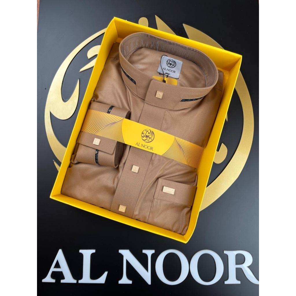 Jubah al noor katun manset premium