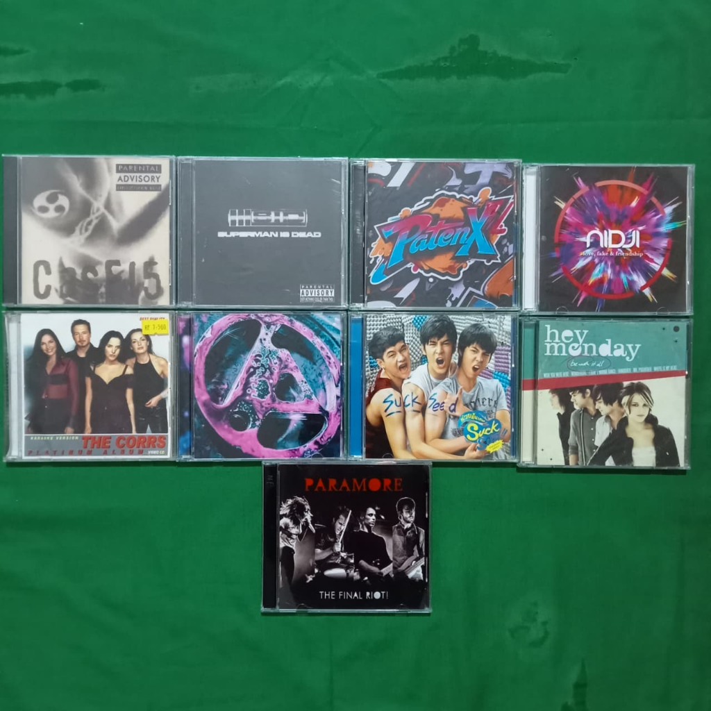 [USED ITEMS] CD Bootleg - Superman Is Dead - Linkin Park - BIP - Nidji - Hey Monday