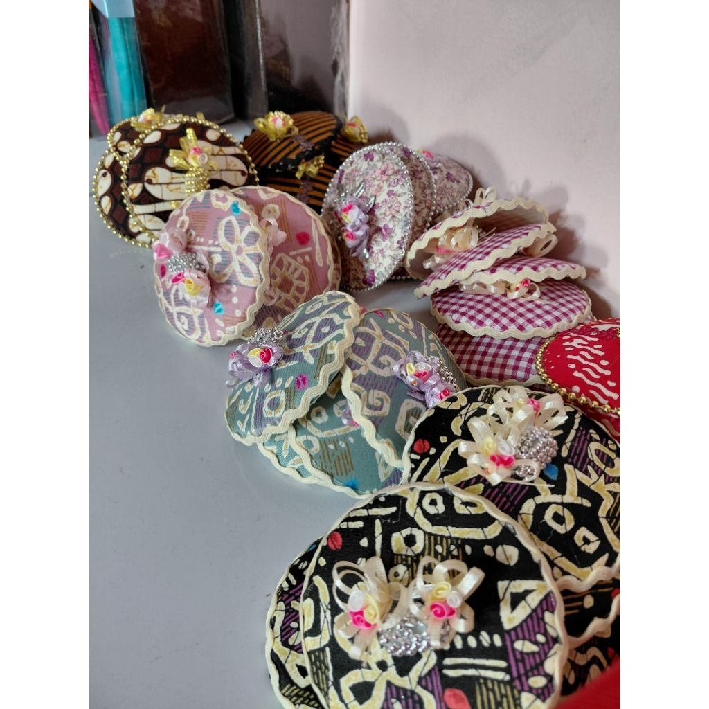 Tutup Gelas batik tutup gelas hias