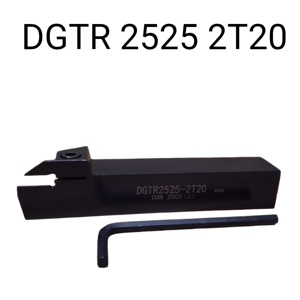 Holder Bubut DGTR 2525 2 Insert DGN 2 Pahat potong 2mm DGTR 2525 2T20