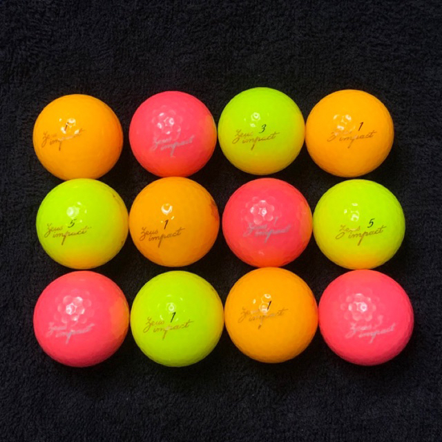 Bola Golf Murah ZEUS IMPACT WARNA Grade A 12pcs