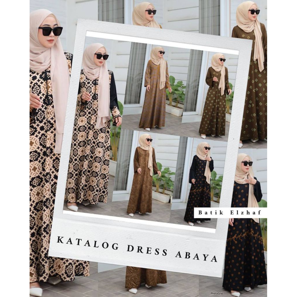 SANZA DRESS ABAYA BATIK ELZHAF