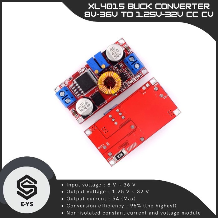 Lithium Battery XL4015 CC CV Step Down Buck DC 5A Adjustable XL 4015