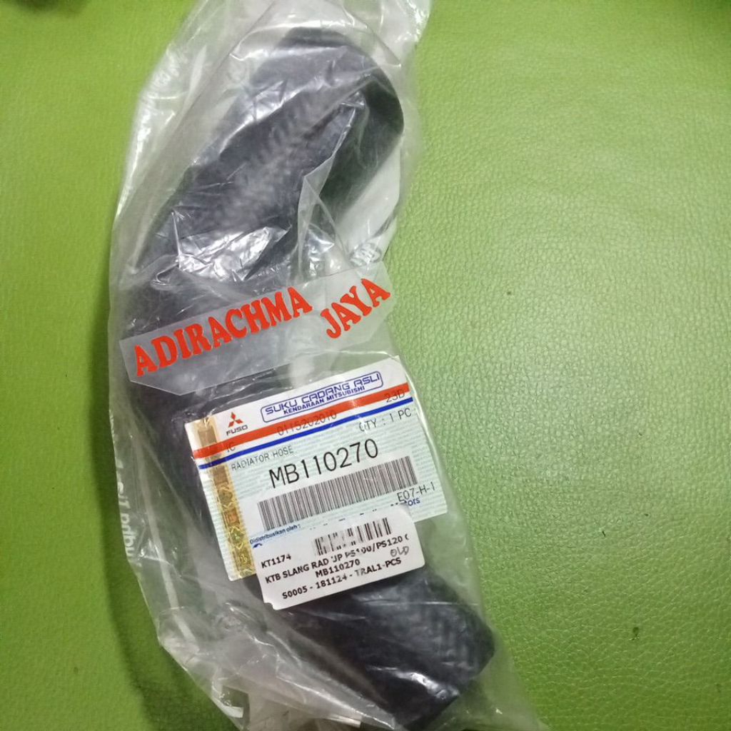 selang radiator atas ps100/120 umplung ori
