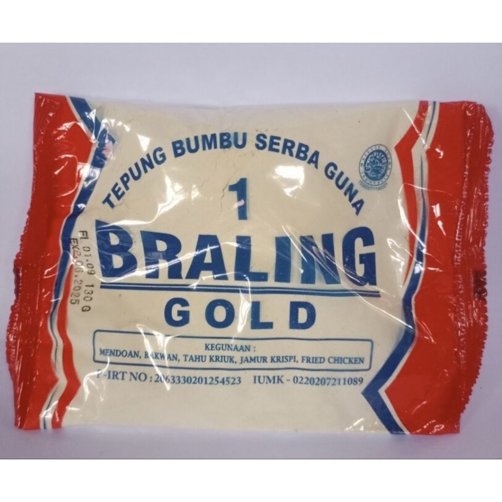 

Tepung Braling Gold Merah
