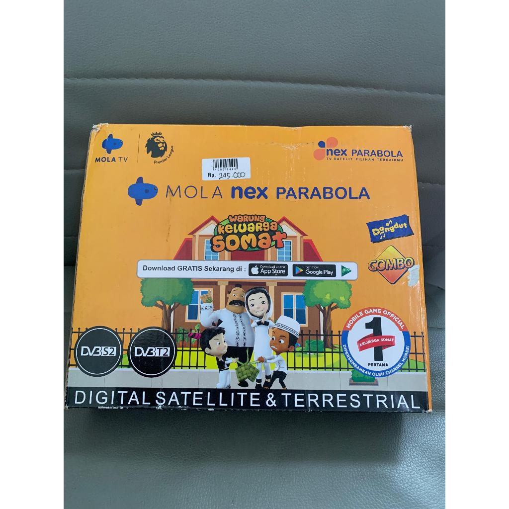Receiver Parabola Dan Set Top Box Nex Parabola Combo (DVB S2 & DVB T2)