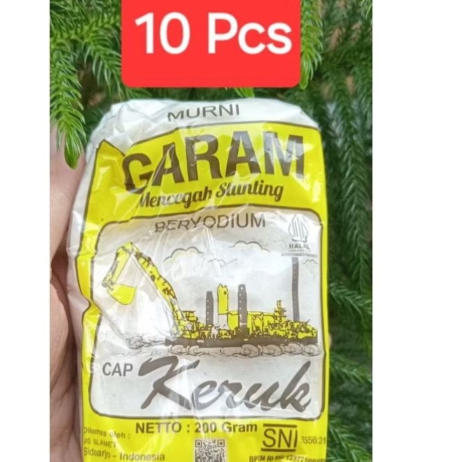 

(10 PCS) GARAM DAPUR 200gr MURAH BERKWALITAS