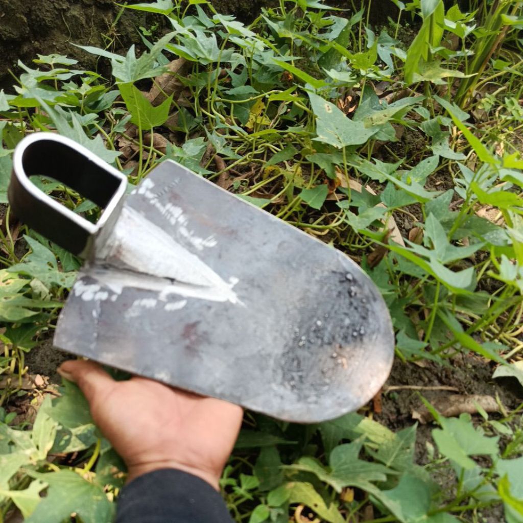 cangkul baja anti lengket, cangkul, cangkul anti lengket, cangkul baja