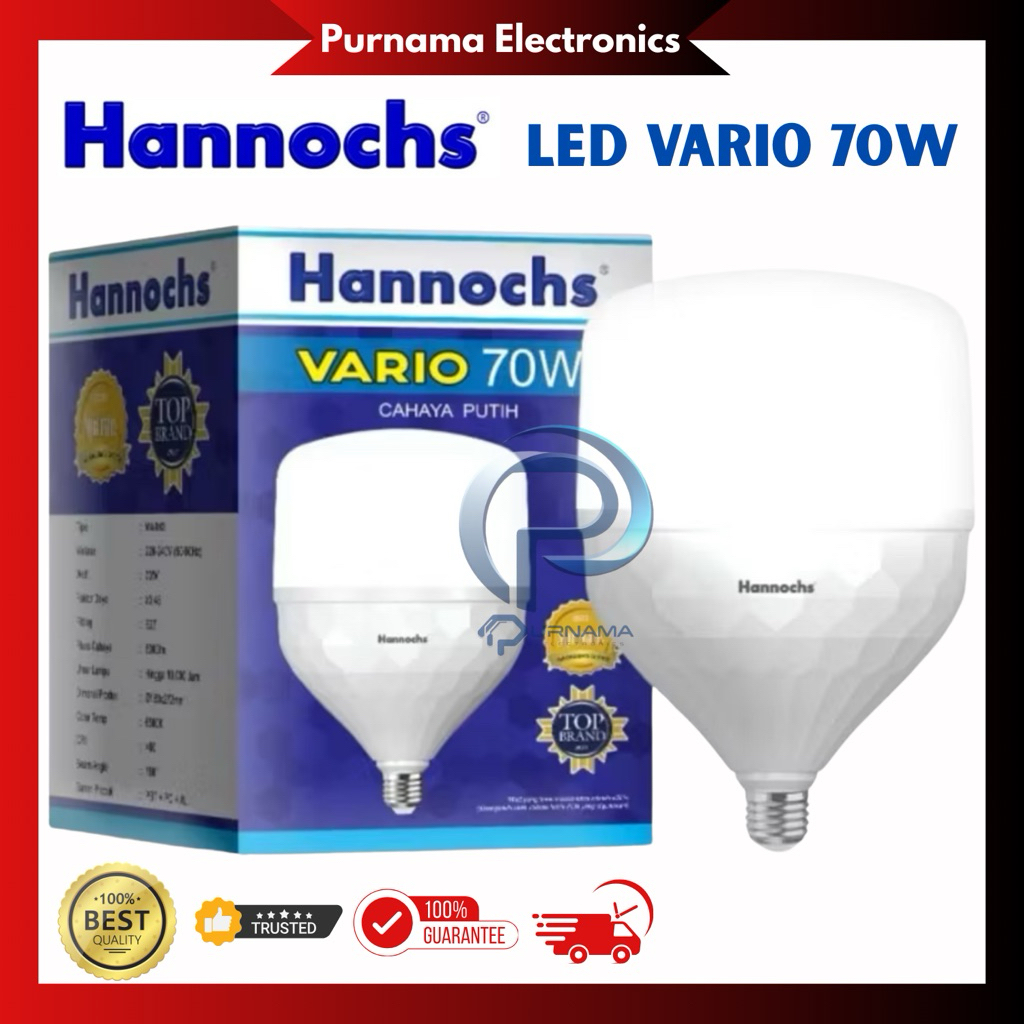 Lampu Led Hannochs Vario 70 Watt 70W Cahaya Putih