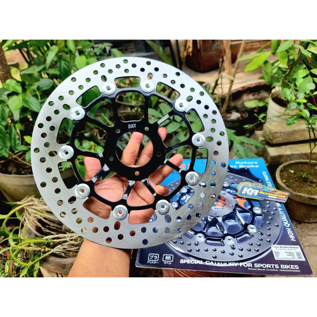 Piringan Cakram Depan Ducati Evo 300MM PNP Yamaha Baut 4 Honda Baut 5