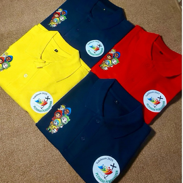 Tshirt polo luce yubileum 100% KATUN PREMIUM / kaos polo yubileum luce and friends / kaos luce and f