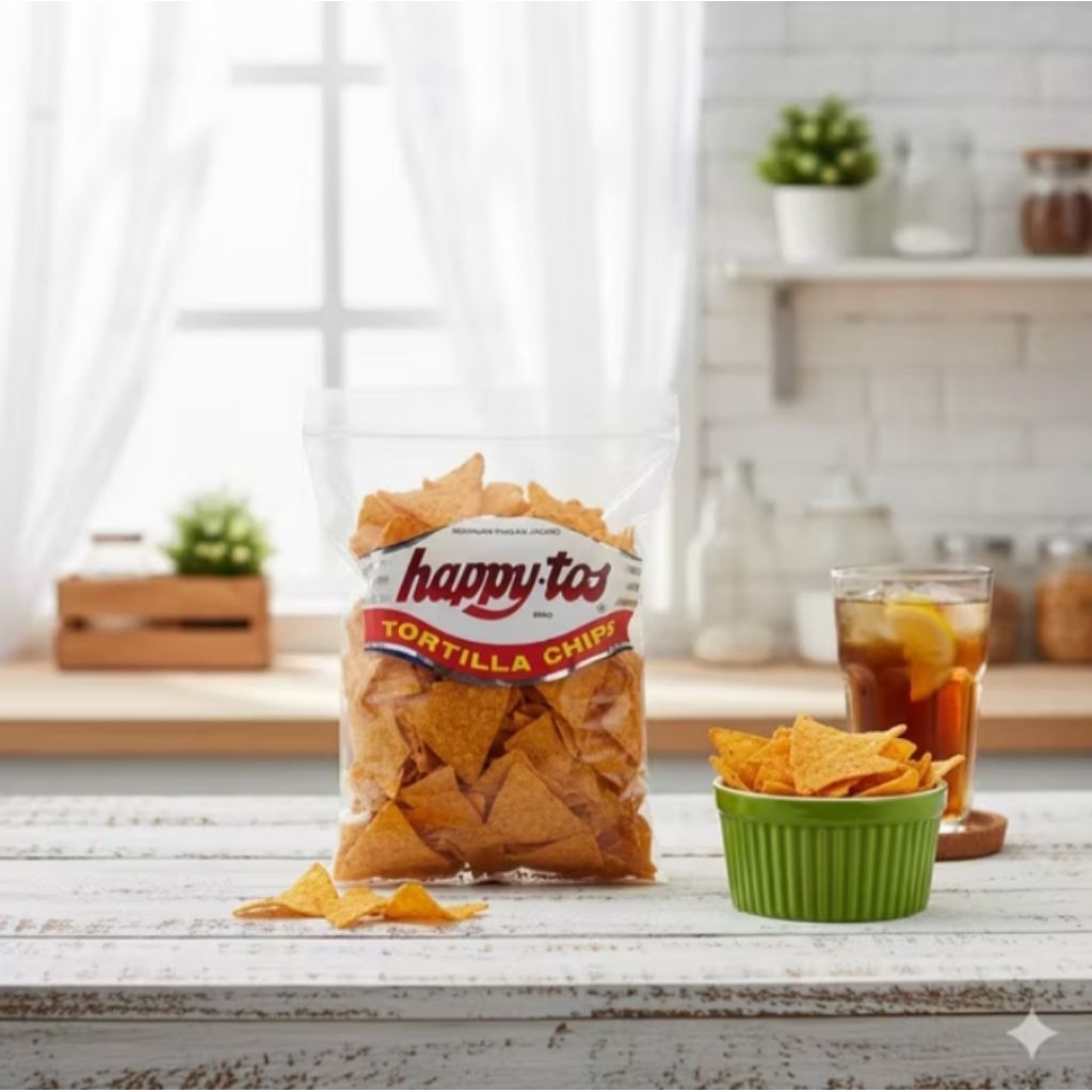 HAPPYTOS TORTILLA Chips 250 Gr snack keripik jagung
