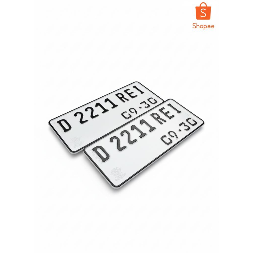 PUTIH FONT TERBARU / FONT LAMA CUSTOM PLAT MOTOR