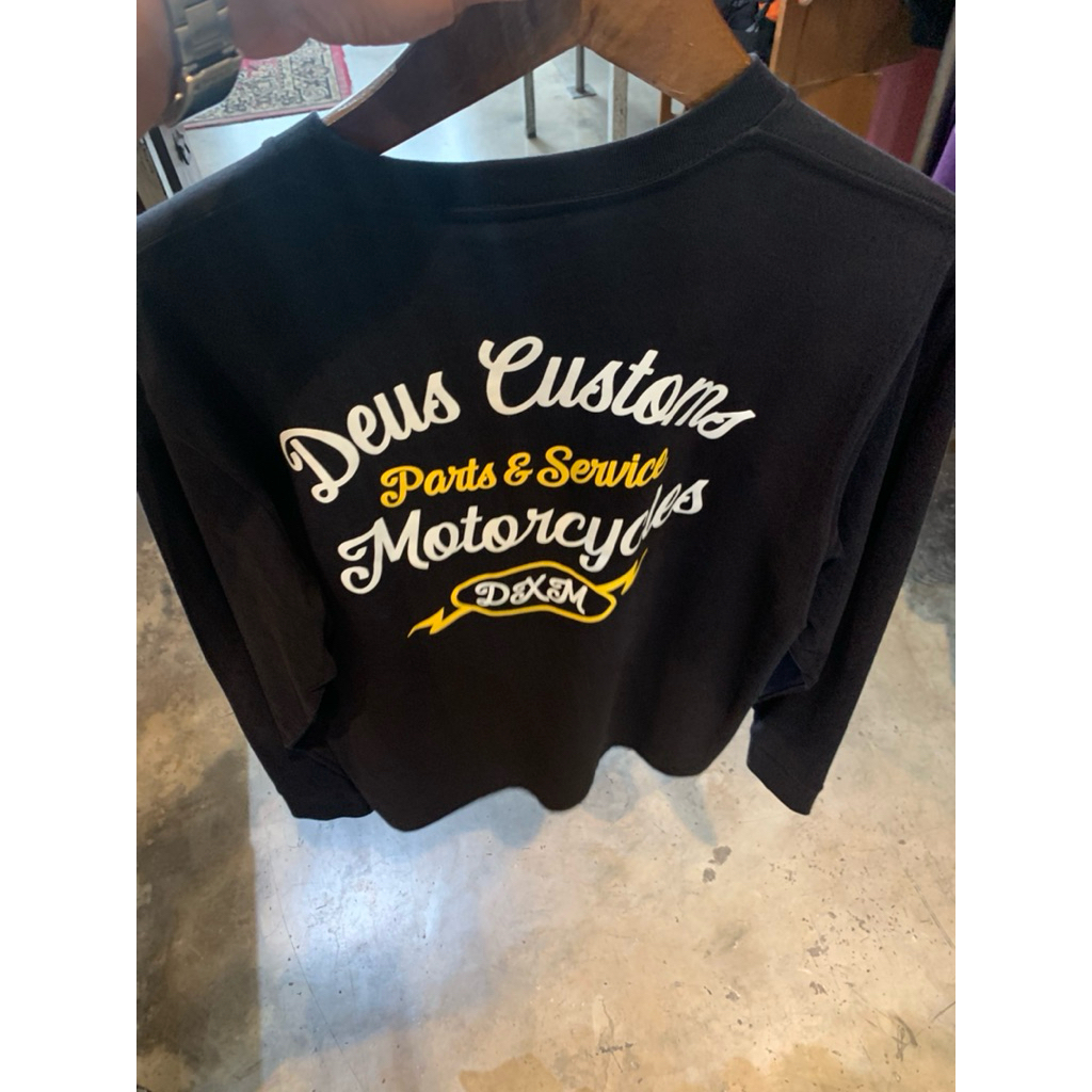 Kaos Lengan Panjang Pria Deus Ex Machina Original Iota Ls Tee All Color New