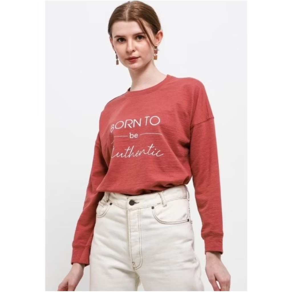 Promo Sweater Kaos Lengan panjang wanita Expand Grace T-Shirt