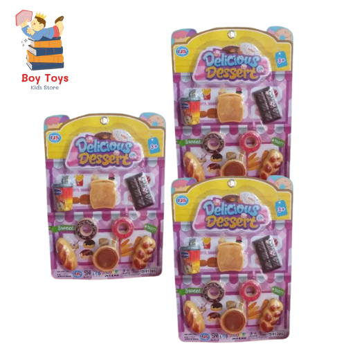 Set Mainan Makanan Manis Delicious Dessert Sweet Tasty Sh1255