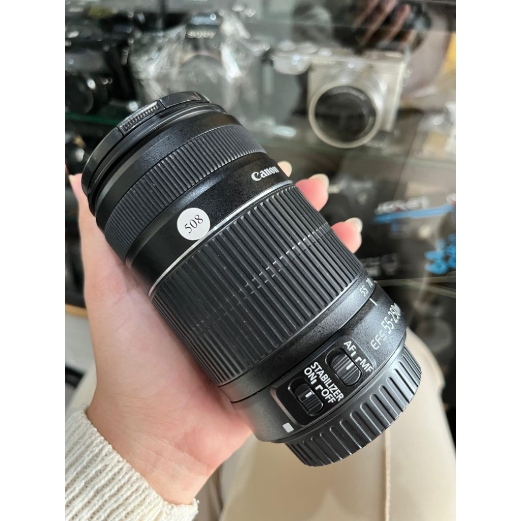 LENSA CANON TELE EFS 55-250MM IS II (SECOND)