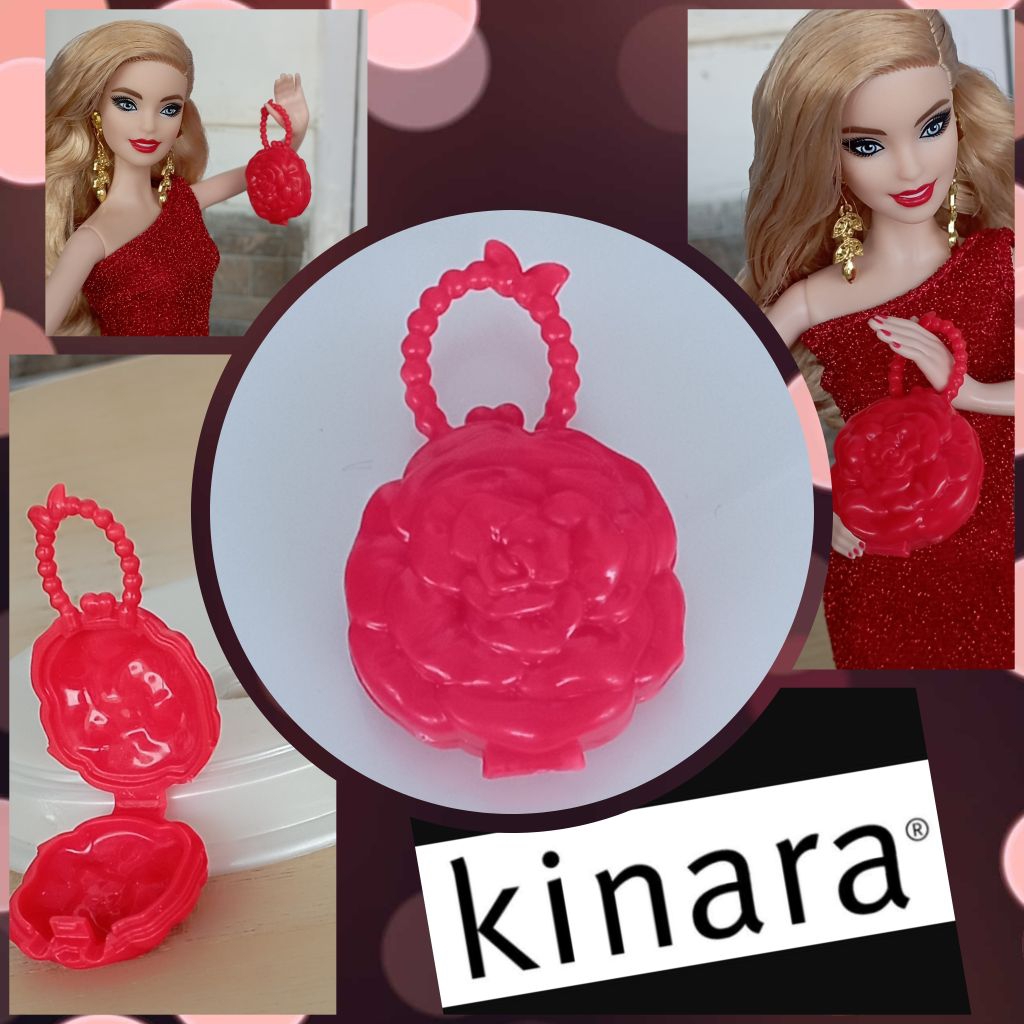 Tas Pesta Barbie Doll Rose Red Original Mattel