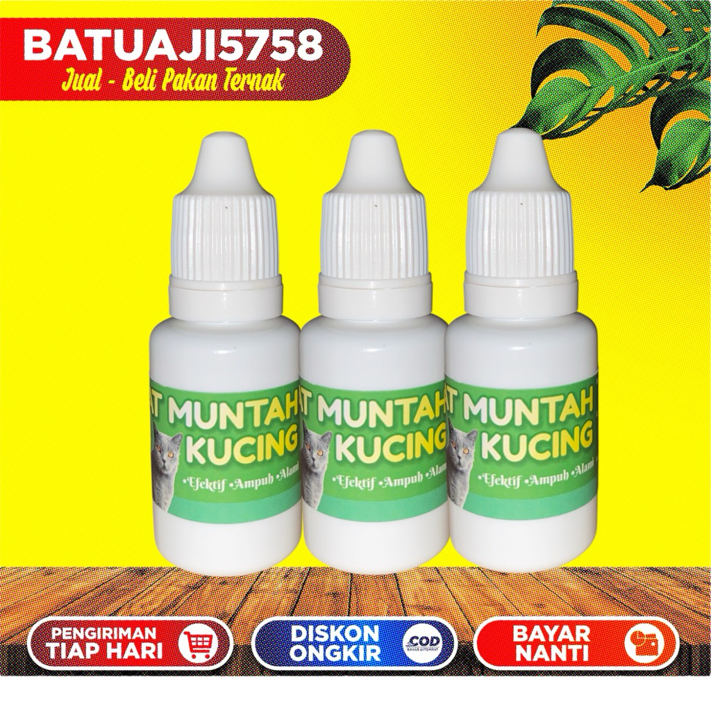 Obat Muntah Kucing.Obat Keracunan Kucing 10ml