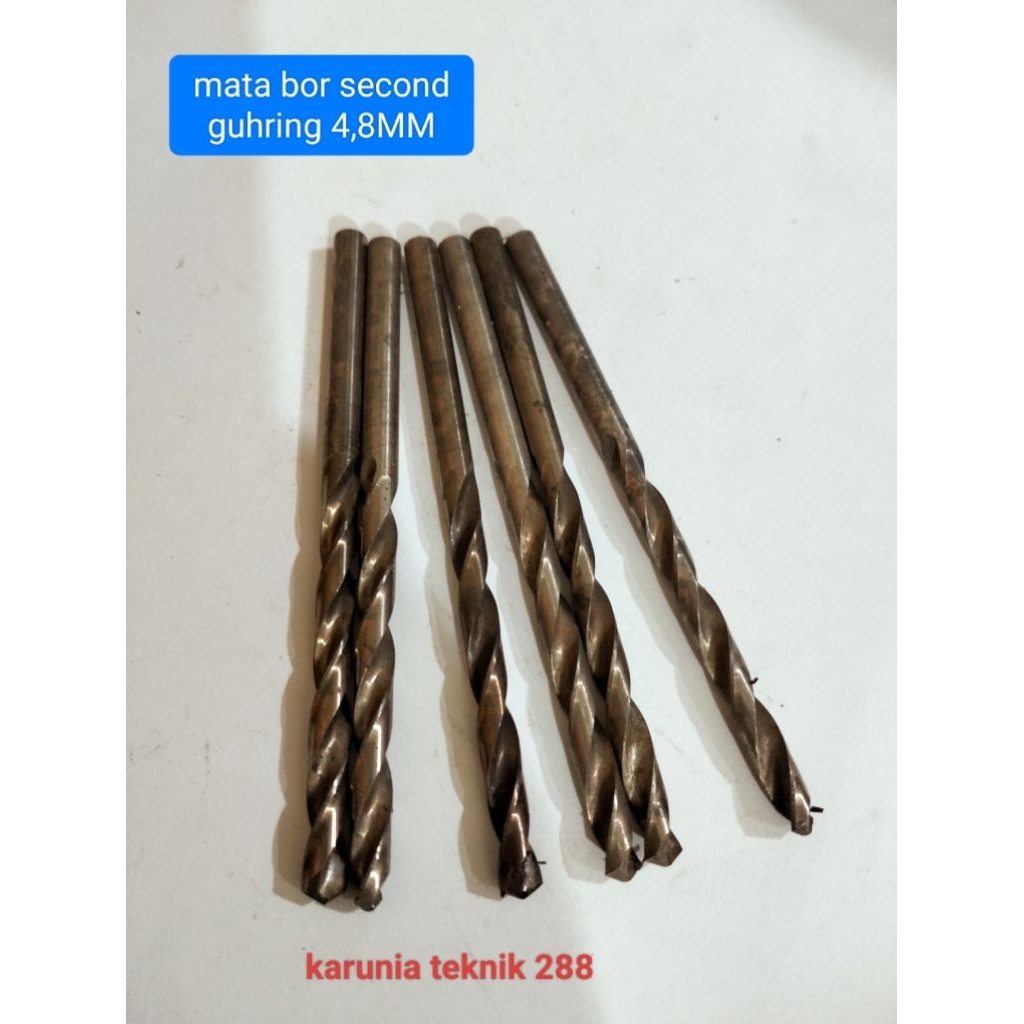 mata bor second 4,8MM guhring bukan nachi