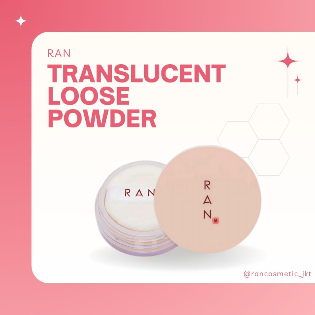 RAN SMOOTH SKIN LOOSE POWDER TRANSLUCENT BEDAK TABUR