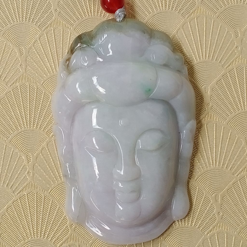Liontin Giok Burma Guan Yin | Buddha| Big Size