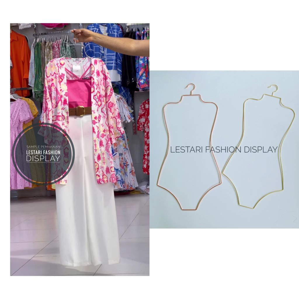 Hanger Bikini Flat / Bikini hanger / lingerie hanger / swimwear hanger / hanger setelan