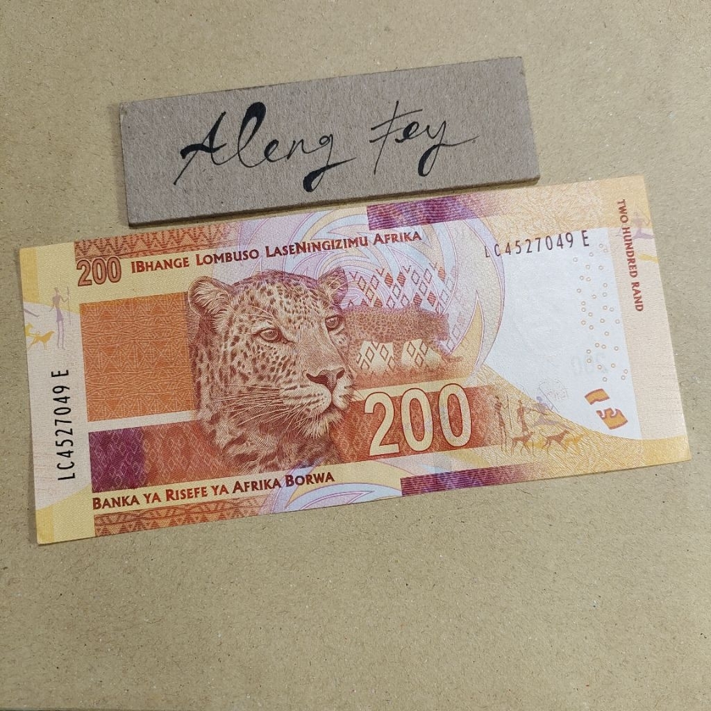 1UA-AF2 koleksi Uang Negara Afrika Selatan 200 Rand