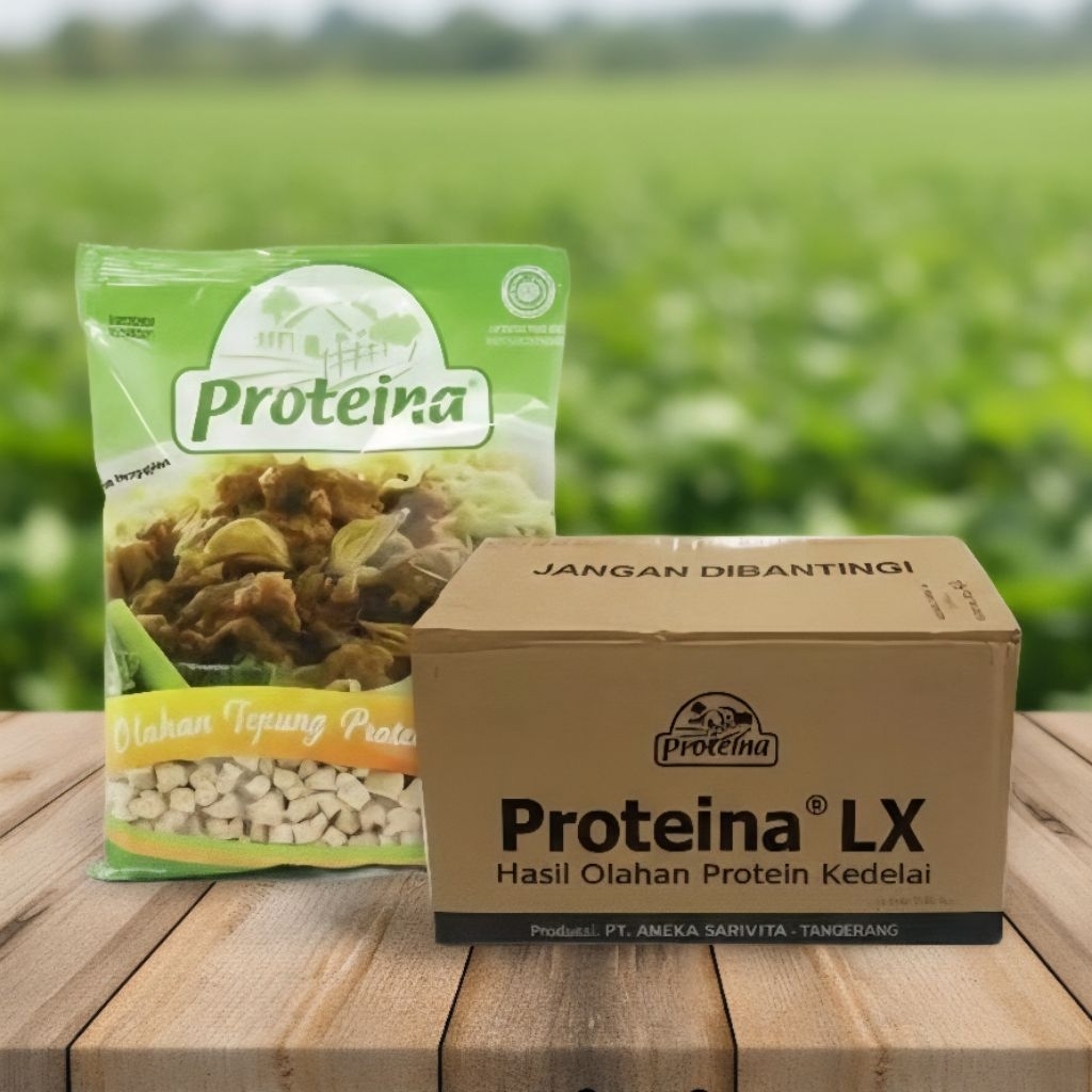 [1 DUS] PROTEINA LX Daging Nabati mi ayam Kedelai 1 Karton Dos