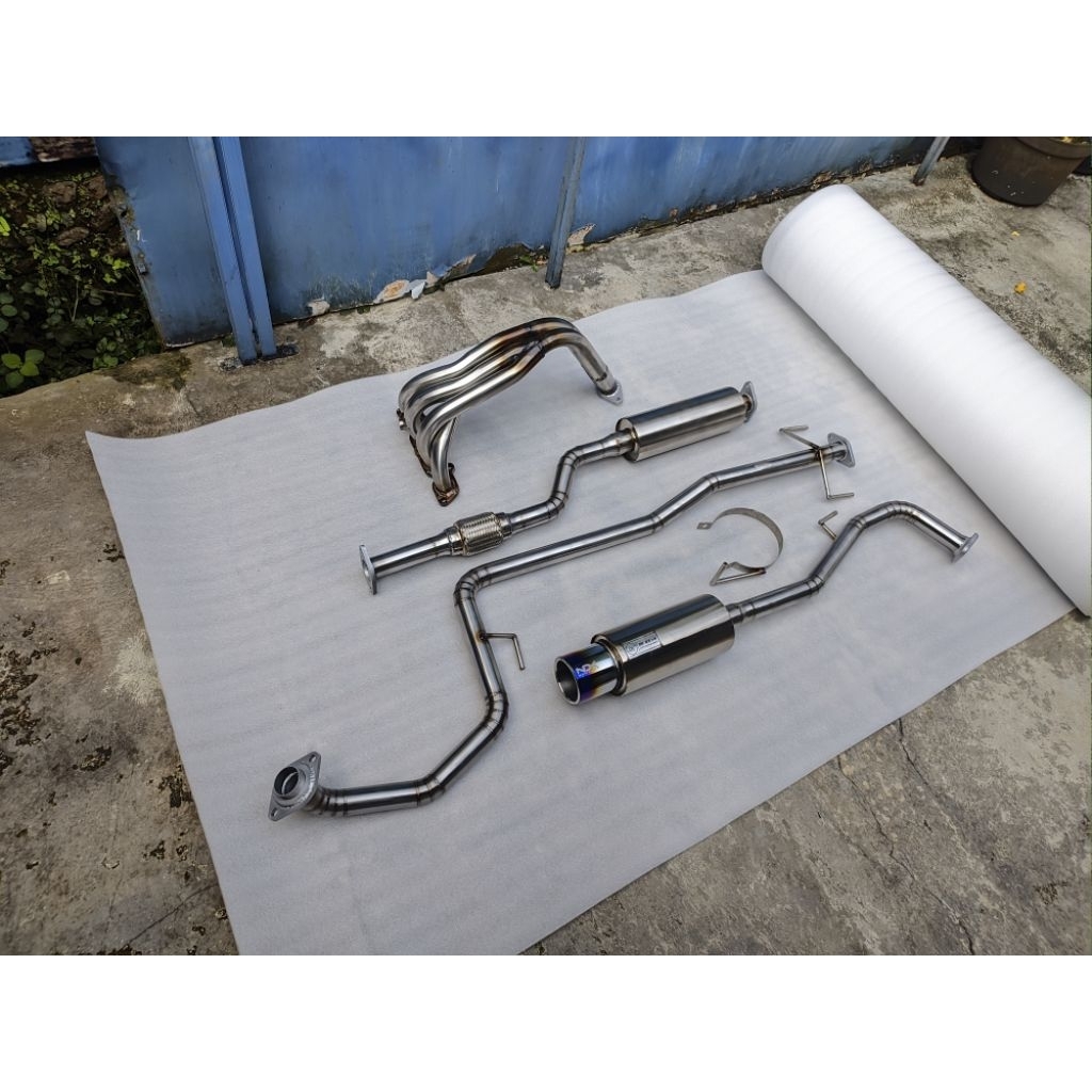 Fulset Knalpot Yaris 2NR NDK EXHAUST Tersedia Varian Muffler NDK