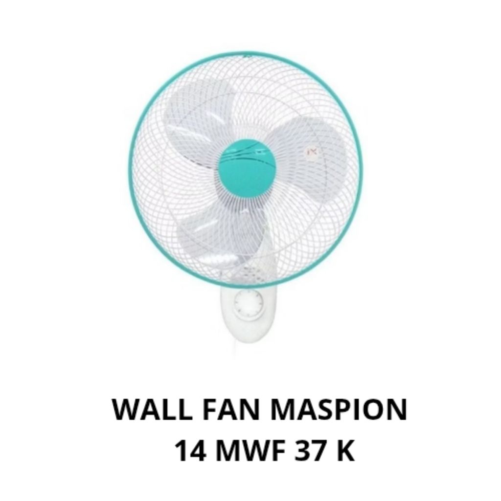 WALL FAN MASPION 14INCH 37K / KIPAS ANGIN DINDING MASPION1 14"/ KIPAS ANGIN TEMBOK MASPION