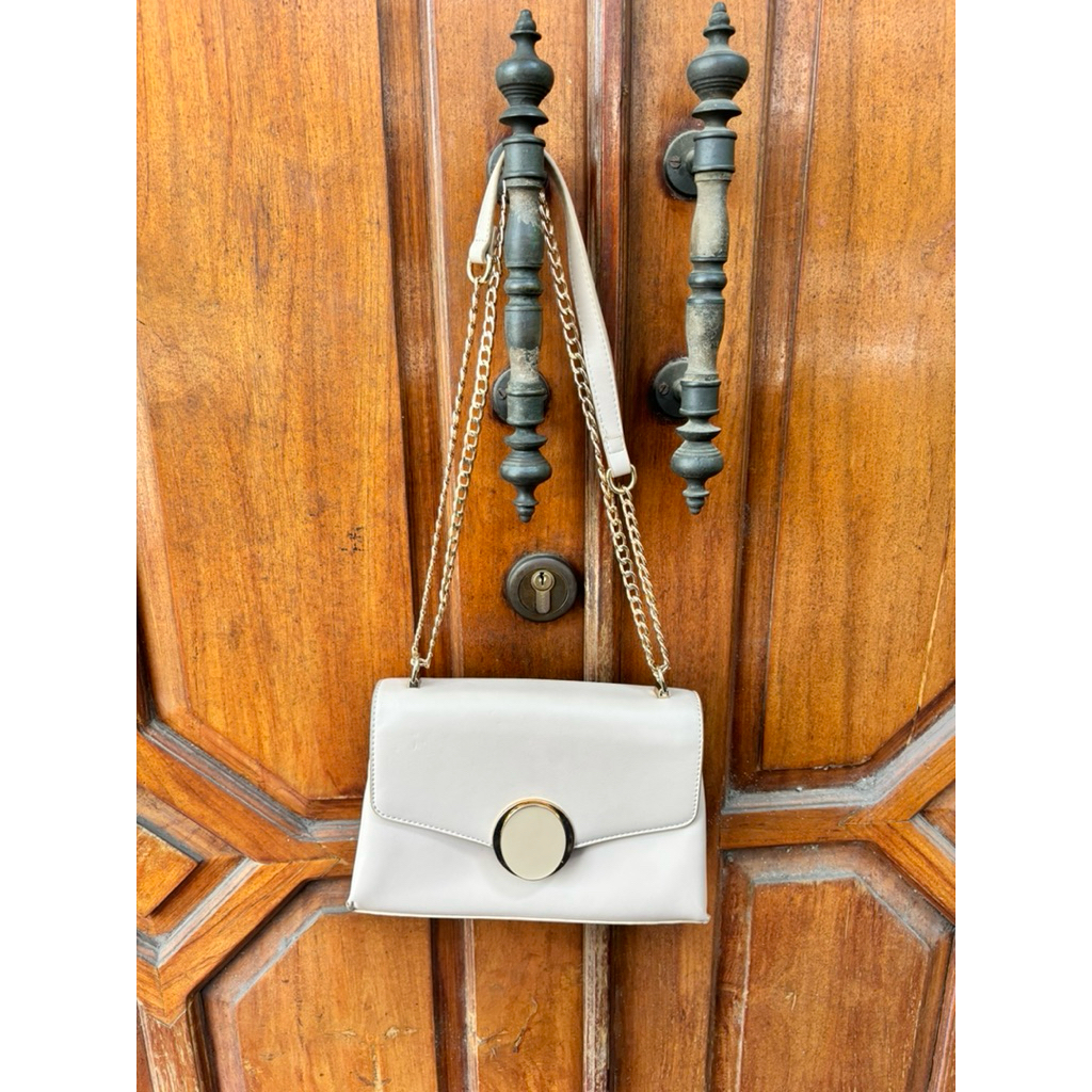 Preloved tas Emsio by Elizabeth - Shoulder Bag Cream