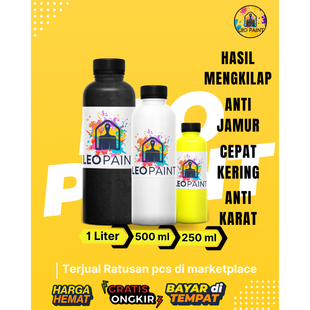 Cat kayu dan besi kecil serbaguna hasil cepat kering