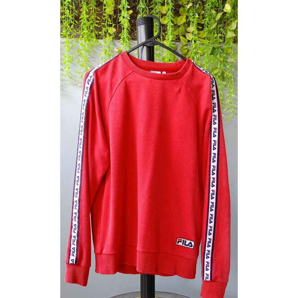 CREWNECK FILAA TAPED