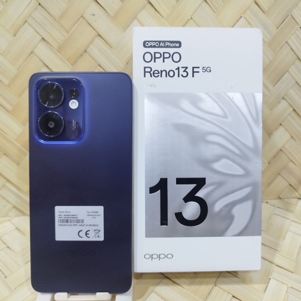 OPPO RENO 13F 5G 12/256 HP SECOND FULLSET BATANGAN ORIGINAL BERGARANSI