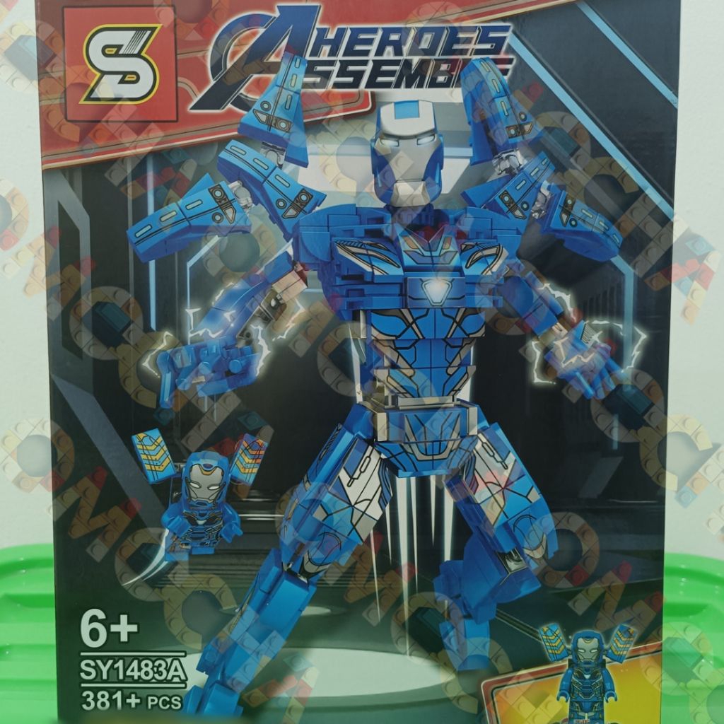 BRICKS SY1483 MARVEL IRONMAN HEROES ASSEMBLE