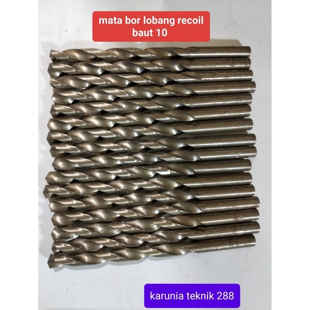 mata bor lobang recoil baut 10 second layak pakai