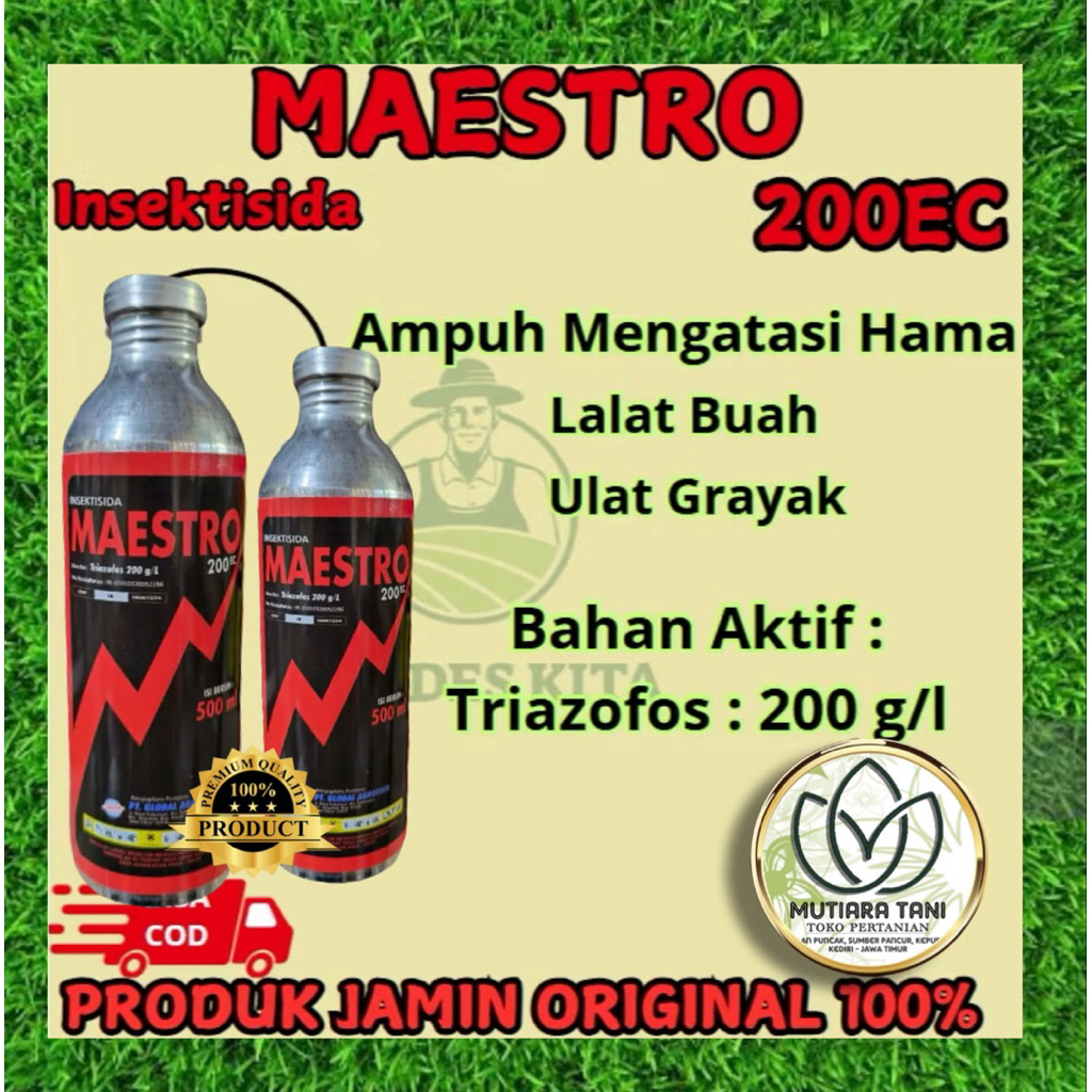 Maestro 500ml Insektisida Obat Lalat Buah dan Ulat