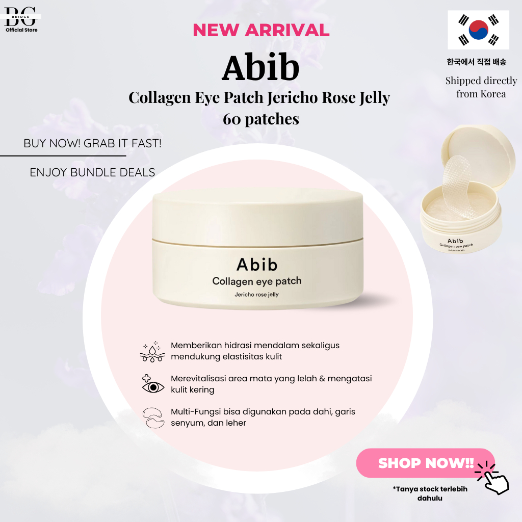 Abib Collagen Eye Patch Jericho Rose Jelly 60 Patches