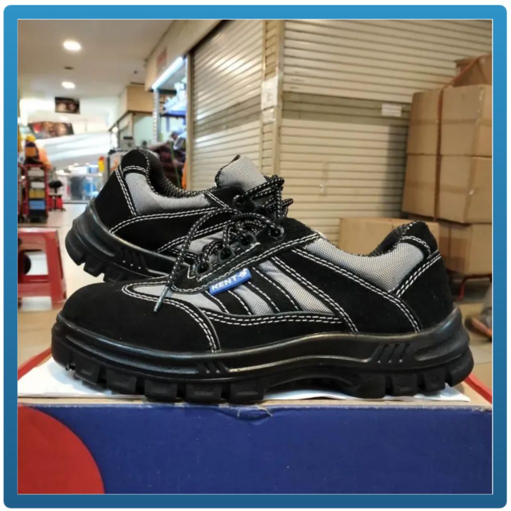 Sepatu Safety Kent Madura / Sepatu Kerja Proyek / Sepatu Boot Pria
