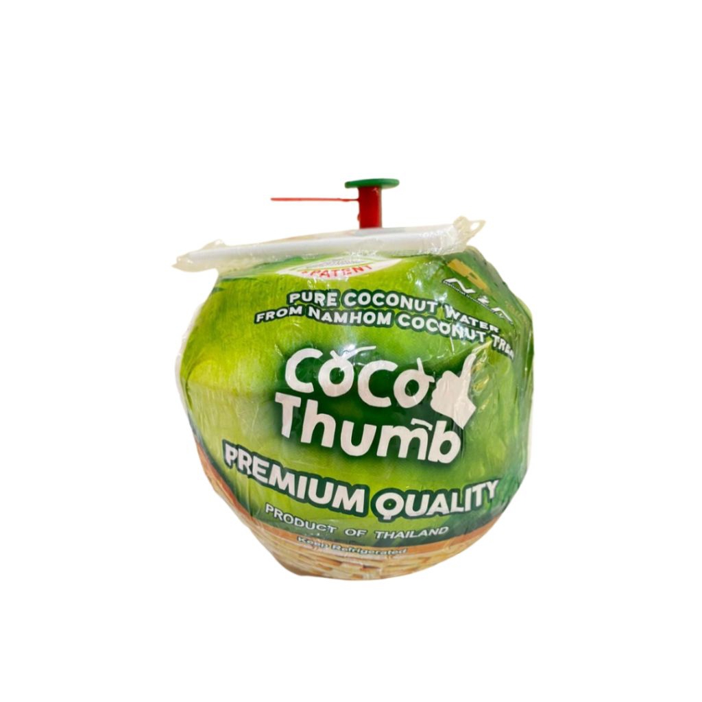 COCO THUMB Thailand Kelapa Muda Organik Pure Coconut Water Fresh Premium Quality