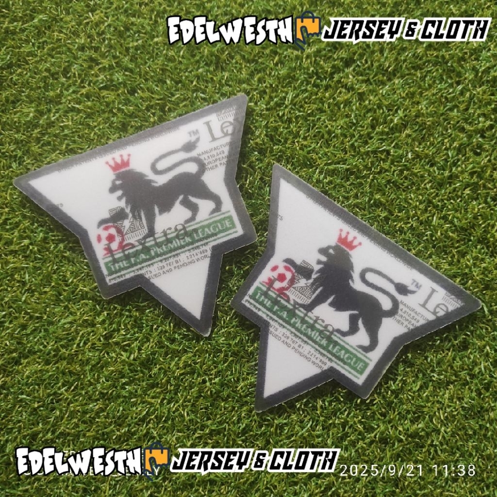 PATCH/BADGE/EMBLEM LIGA INGGRIS EPL 1997-2003 REMAKE Hk [Harga Sepasang]