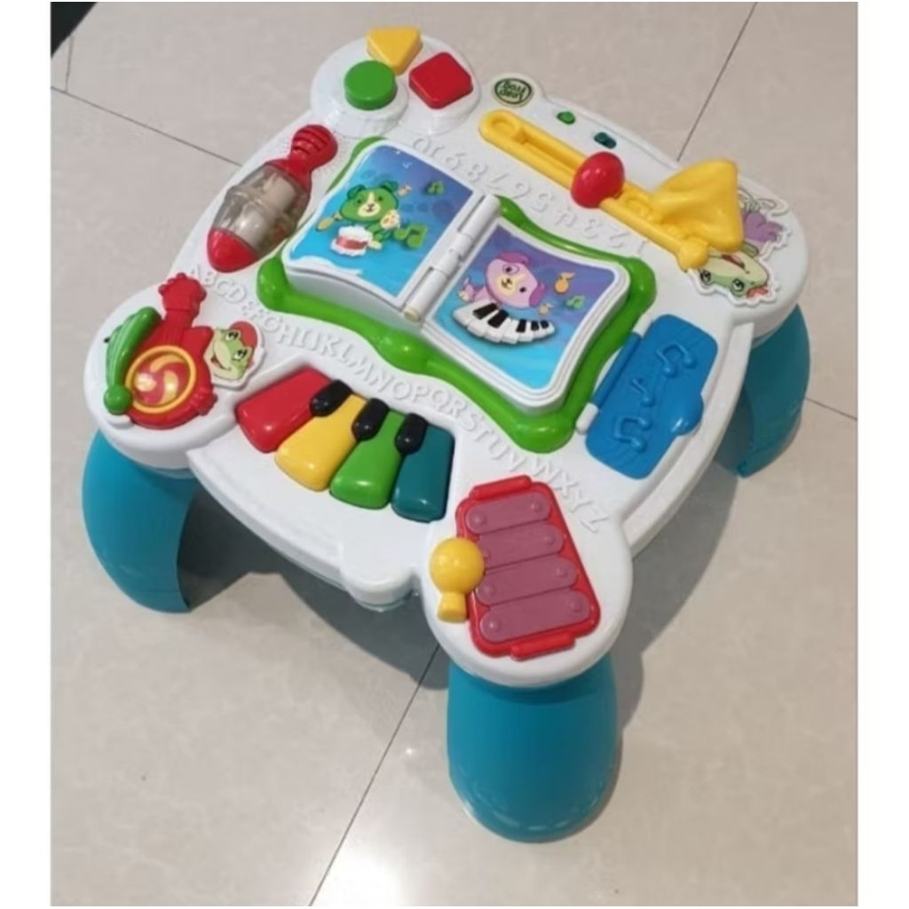preloved leapfrog leap frog learn and groove music activity table education meja edukasi anak belaja